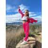 imageLOLANTA 2Pcs Girls Dance Outfits Cropped Sequin Jacket Pants Set Kids Hip Hop Dance Costumes for 80s 90s Party 515 YearsRosered