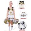 imageLOLANTA Girls Cheerleader Uniform Outfit Cheerleading Costume Fun Varsity Brand Youth Red WhiteBlack