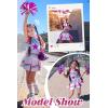 imageLOLANTA Girls Cheerleader Uniform Outfit Cheerleading Costume Fun Varsity Brand Youth Red WhitePink