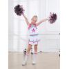 imageLOLANTA Girls Cheerleader Uniform Outfit Cheerleading Costume Fun Varsity Brand Youth Red WhitePink