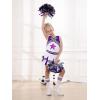 imageLOLANTA Girls Cheerleader Uniform Outfit Cheerleading Costume Fun Varsity Brand Youth Red WhitePurple
