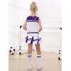 imageLOLANTA Girls Cheerleader Uniform Outfit Cheerleading Costume Fun Varsity Brand Youth Red WhitePurple