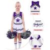 imageLOLANTA Girls Cheerleader Uniform Outfit Cheerleading Costume Fun Varsity Brand Youth Red WhitePurple
