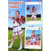 imageLOLANTA Girls Cheerleader Uniform Outfit Cheerleading Costume Fun Varsity Brand Youth Red WhiteRed