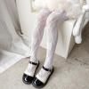 imageLOLANTA Girls Lace Tights Kids Sheer Patterned Fishnet Stockings 2 Pack Hollow Dance PantyhoseBlack Bow White Bow