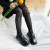 imageLOLANTA Girls Lace Tights Kids Sheer Patterned Fishnet Stockings 2 Pack Hollow Dance PantyhoseBlack Heart Black Wheat