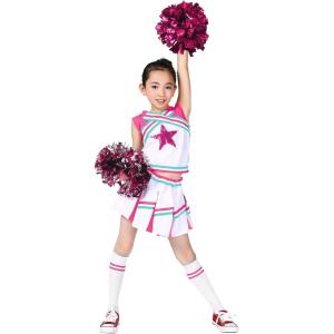 imageLOLANTA Girls Cheerleader Uniform Outfit Cheerleading Costume Fun Varsity Brand Youth Red WhitePink