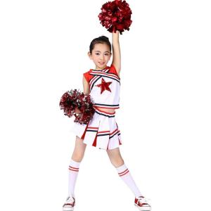 imageLOLANTA Girls Cheerleader Uniform Outfit Cheerleading Costume Fun Varsity Brand Youth Red WhiteRed