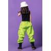 imageLOLANTA Girls Hip Hop Dance Clothes Streetwear Kids Cute Outfits Tank Cargo Pant SetsGreen