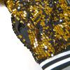 imageLOLANTA Girls Sequin Jacket Long Sleeve Kids Bomber Coats with Pockets Spring Fall Outfits for 415 YearsFlipblack to Gold