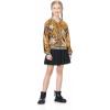 imageLOLANTA Girls Sequin Jacket Long Sleeve Kids Bomber Coats with Pockets Spring Fall Outfits for 415 YearsGold