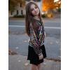 imageLOLANTA Girls Sequin Jacket Long Sleeve Kids Bomber Coats with Pockets Spring Fall Outfits for 415 YearsRainbow