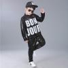 imageLOLANTA Kids Dance Costume Boys Girls Sequins Hip Hop Clothes 80s 90s Outfits Shiny Dress Up DancewearBlack