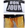 imageLOLANTA Kids Dance Costume Boys Girls Sequins Hip Hop Clothes 80s 90s Outfits Shiny Dress Up DancewearGold