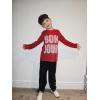 imageLOLANTA Kids Dance Costume Boys Girls Sequins Hip Hop Clothes 80s 90s Outfits Shiny Dress Up DancewearRed