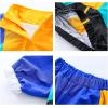 imageLOLANTA Boys Girls Color Block Jacket Track Pants Sets Hip Hop Dance Patchwork Clothes Unisex StreetwearBlueb