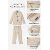 imageLOLANTA Boys Suit 2PCs Tuxedo Jacket Formal Wedding Ring Bearer Outfit Birthday Proms Dinner BlazersKhaki