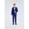 imageLOLANTA Boys Suit 2PCs Tuxedo Jacket Formal Wedding Ring Bearer Outfit Birthday Proms Dinner BlazersNavy
