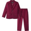 imageLOLANTA Boys Suit 2PCs Tuxedo Jacket Formal Wedding Ring Bearer Outfit Birthday Proms Dinner BlazersRed