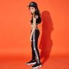 imageLOLANTA Girls 2Piece Dance Outfits Athletic Cropped Tank Top and Legging Pants Tracksuits SetBlack
