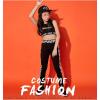 imageLOLANTA Girls 2Piece Dance Outfits Athletic Cropped Tank Top and Legging Pants Tracksuits SetBlack