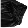imageLOLANTA Girls Shiny Metallic Leggings Kids Stretchy Tights Ankle Length Shiny Dance PantsBlack