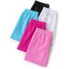 imageLOLANTA Girls Shiny Metallic Leggings Kids Stretchy Tights Ankle Length Shiny Dance PantsHot Pink