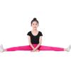 imageLOLANTA Girls Shiny Metallic Leggings Kids Stretchy Tights Ankle Length Shiny Dance PantsHot Pink