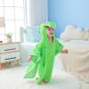 imageLOLANTA Kids Boys Girls Bath Towels Hooded Dinosaur Terry Cloth Cover ups Childrens Beach Towel Pool Swim Poncho CottonGreenANew13TGreen Crocodile
