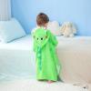 imageLOLANTA Kids Boys Girls Bath Towels Hooded Dinosaur Terry Cloth Cover ups Childrens Beach Towel Pool Swim Poncho CottonGreenANew13TGreen Crocodile