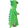 imageLOLANTA Kids Boys Girls Bath Towels Hooded Dinosaur Terry Cloth Cover ups Childrens Beach Towel Pool Swim Poncho CottonGreenANew13TGreen Crocodile