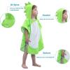 imageLOLANTA Kids Boys Girls Bath Towels Hooded Dinosaur Terry Cloth Cover ups Childrens Beach Towel Pool Swim Poncho CottonGreenANew13TGreenb