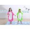 imageLOLANTA Kids Boys Girls Bath Towels Hooded Dinosaur Terry Cloth Cover ups Childrens Beach Towel Pool Swim Poncho CottonGreenANew13TPinkb