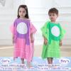 imageLOLANTA Kids Boys Girls Bath Towels Hooded Dinosaur Terry Cloth Cover ups Childrens Beach Towel Pool Swim Poncho CottonGreenANew13TPinknew
