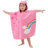 imageLOLANTA Kids Boys Girls Bath Towels Hooded Dinosaur Terry Cloth Cover ups Childrens Beach Towel Pool Swim Poncho CottonGreenANew13TPinkunicorn