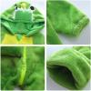 imageLOLANTA Toddler Dinosaur Animal Costume Unisex Baby Kids Flannel Hooded Romper Jumpsuit Dress Up OutfitGreendinosuar