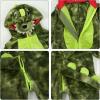 imageLOLANTA Toddler Dinosaur Animal Costume Unisex Baby Kids Flannel Hooded Romper Jumpsuit Dress Up OutfitTiedye Green