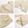 imageSummer Boys Suit Dress Clothes Kids Wedding Ring Bearer Outfit 4Pcs Shirt Vest Shorts SetKhaki