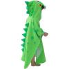 imageLOLANTA Kids Boys Girls Bath Towels Hooded Dinosaur Terry Cloth Cover ups Childrens Beach Towel Pool Swim Poncho CottonGreenANew13TGreen Crocodile