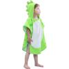 imageLOLANTA Kids Boys Girls Bath Towels Hooded Dinosaur Terry Cloth Cover ups Childrens Beach Towel Pool Swim Poncho CottonGreenANew13TGreenb