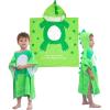 imageLOLANTA Kids Boys Girls Bath Towels Hooded Dinosaur Terry Cloth Cover ups Childrens Beach Towel Pool Swim Poncho CottonGreenANew13TGreennew