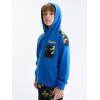 imageCamo Clothes for Boys Long Sleeve Hoodie and Pants Sets Kids 2 Piece Casual Outfits SweatsuitsBlue