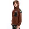 imageCamo Clothes for Boys Long Sleeve Hoodie and Pants Sets Kids 2 Piece Casual Outfits SweatsuitsBrown