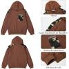 imageCamo Clothes for Boys Long Sleeve Hoodie and Pants Sets Kids 2 Piece Casual Outfits SweatsuitsBrown