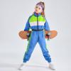 imageGirls Dance Clothing Set Hip Hop Modern Jazz Team Performance Costume Girls Dance Wear SetsDark Blue