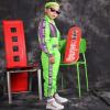 imageGirls Dance Clothing Set Hip Hop Modern Jazz Team Performance Costume Girls Dance Wear SetsGreen
