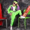 imageGirls Dance Clothing Set Hip Hop Modern Jazz Team Performance Costume Girls Dance Wear SetsGreen