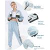 imageGirls Dance Clothing Set Hip Hop Modern Jazz Team Performance Costume Girls Dance Wear SetsLight Blue