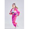 imageGirls Dance Clothing Set Hip Hop Modern Jazz Team Performance Costume Girls Dance Wear SetsRose Red