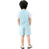 imageLOLANTA 4Pcs Summer Boys Suit Kids Dress Clothes Shirt Vest Shorts Bow Tie Waistcoat Tuxedo Wedding Ring Bearer OutfitBlue